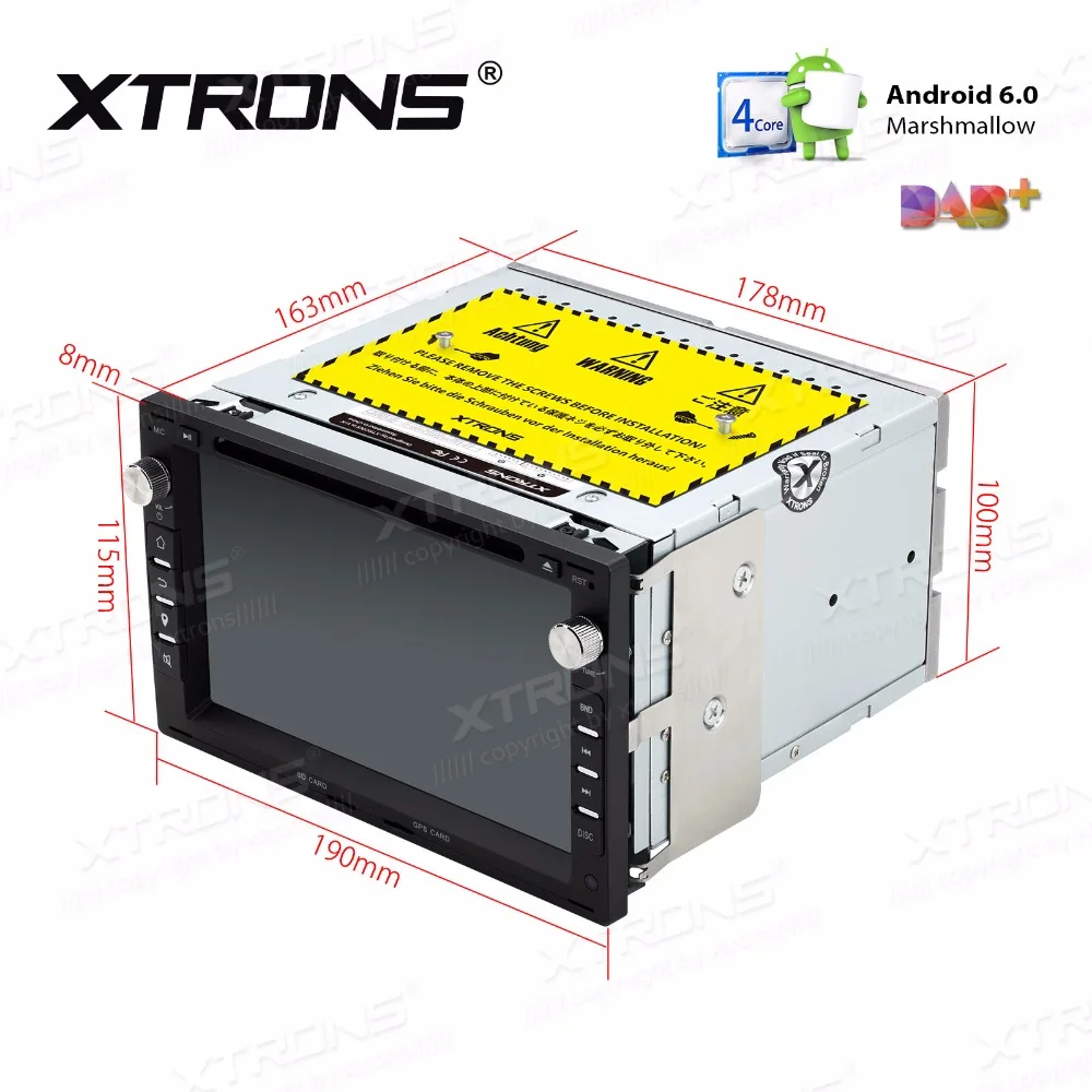 XTRONS 7 &quotавтомобильный dvd плеер Android 6 0 GPS навигации для vw Volkswagen BORA PASSAT B5 Jetta GOLF