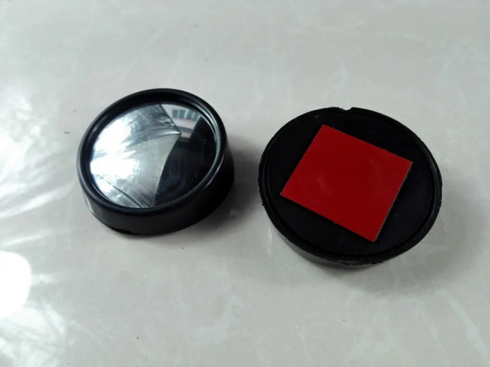 1Pair Auto Side 180 Wide Angle Round Convex Mirror Car Vehicle Blind Spot Dead Zone Mirror RearView Mirror Small Round Mirror