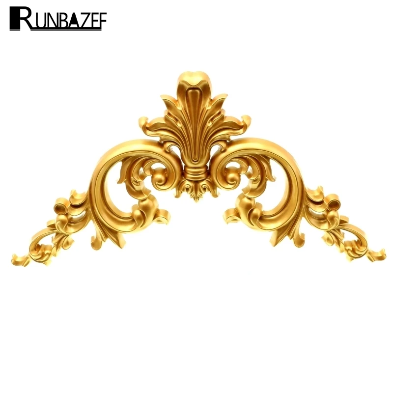RUNBAZEF имитация дерева резной пластиковый угол цветок украшение для дома
