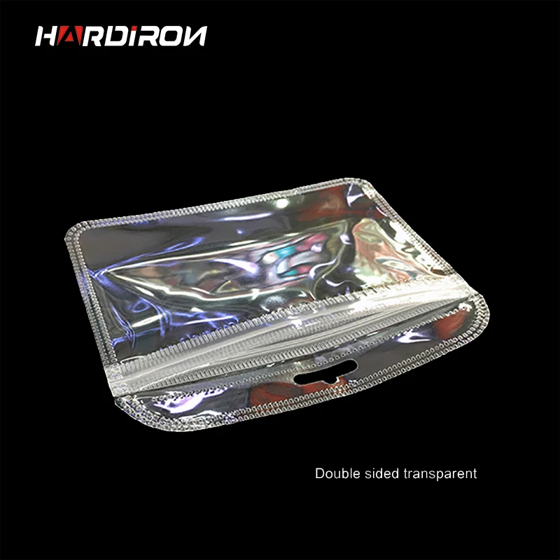 

HARDIRON Makeup Sponge Puff Bag High-grade Self-sealing Jewelry Transparent Hanging Clip Chain Bag