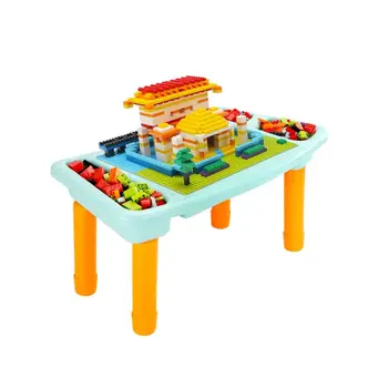 

1Set Multifunctional Fishing Learning Building Blocks Study Table Toys for Kids Children Desktop Early Education Toy Gifts