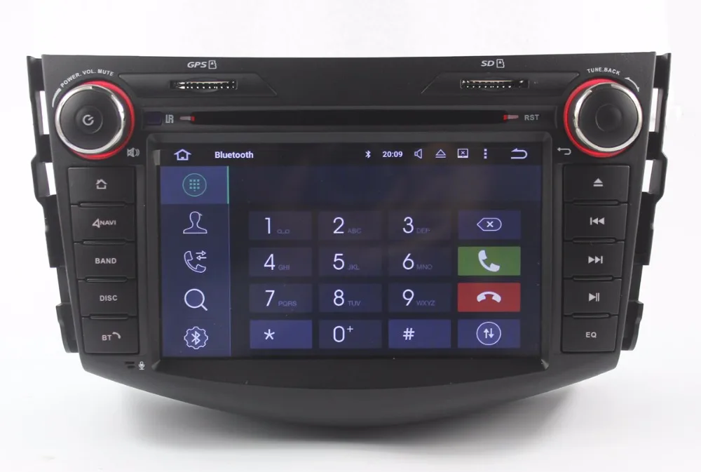 Perfect HIRIOT Car Android 8.0 DVD GPS Player For TOYOTA RAV4 2006-2011 Octa 8 Core 4G RAM 32G ROM 16G Map Wifi Radio IPS Screen TPMS 2