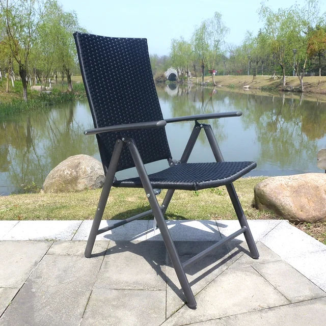 Adjule Portable Summer Deck Chairs Beach Chair Aluminum Folding Adjule Portable Summer Deck Chairs Beach Chair Aluminum Folding Lunch Nap Outdoor Leisure Rattan Loungers