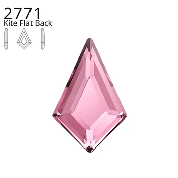 

2PCS Original Crystals from Swarovski 2771 Kite Flat Back Beads For Women Nail Body Art Jewelry DIY Making Clothing Decorations