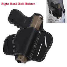 Main droite universel tactique ceinture étui chasse tir pistolet pistolet pochette de transport pour divers pistolet Glock 17 Sig Sauer Taurus pistolet