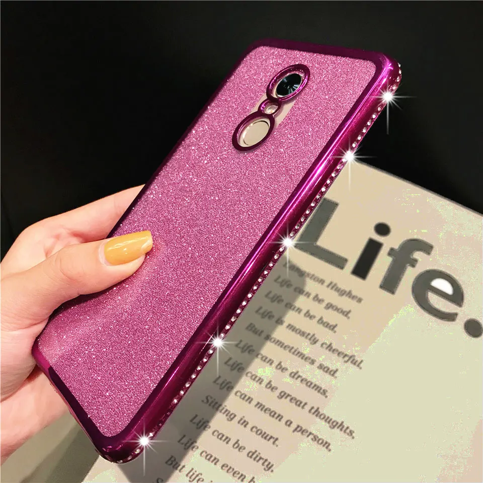 

Luxury Diamond Case for XiaoMi RedMi 5 Plus Note 7 6 Pro 6A Cover Silicone TPU Soft Phone Cases XiaoMi Play A2 6X 6 8 SE Lite 9