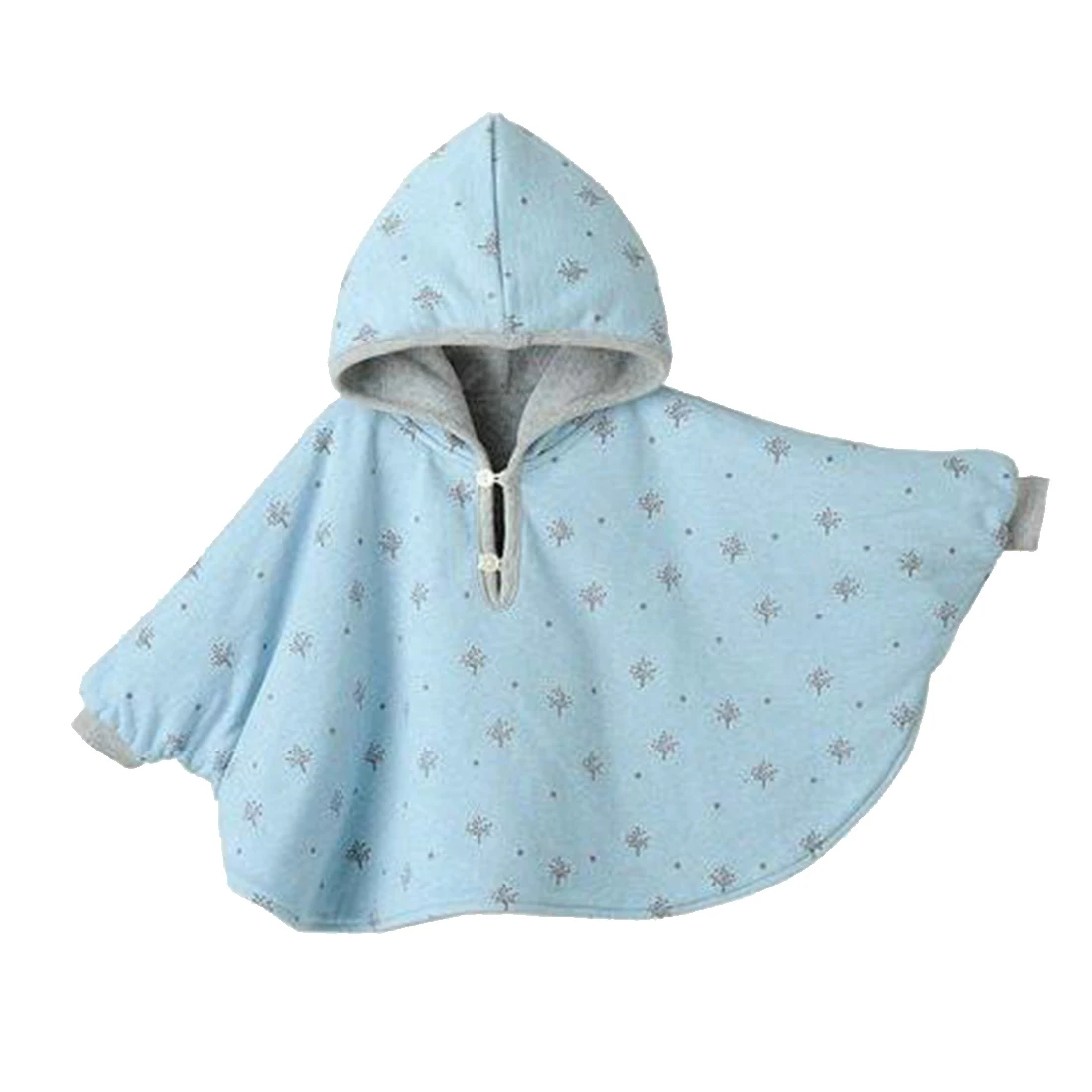 

Baby Reversible Hooded Cloak Poncho Jacket Outwear Coat size 0-24Months