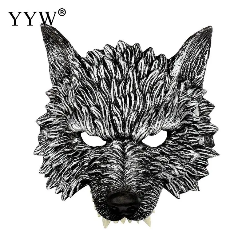 

Realistic Wolf Masks Animales Wolf Cosplay Halloween Scary Masker Halloween Party Mascara Man Carnival Masquerade Mask Props