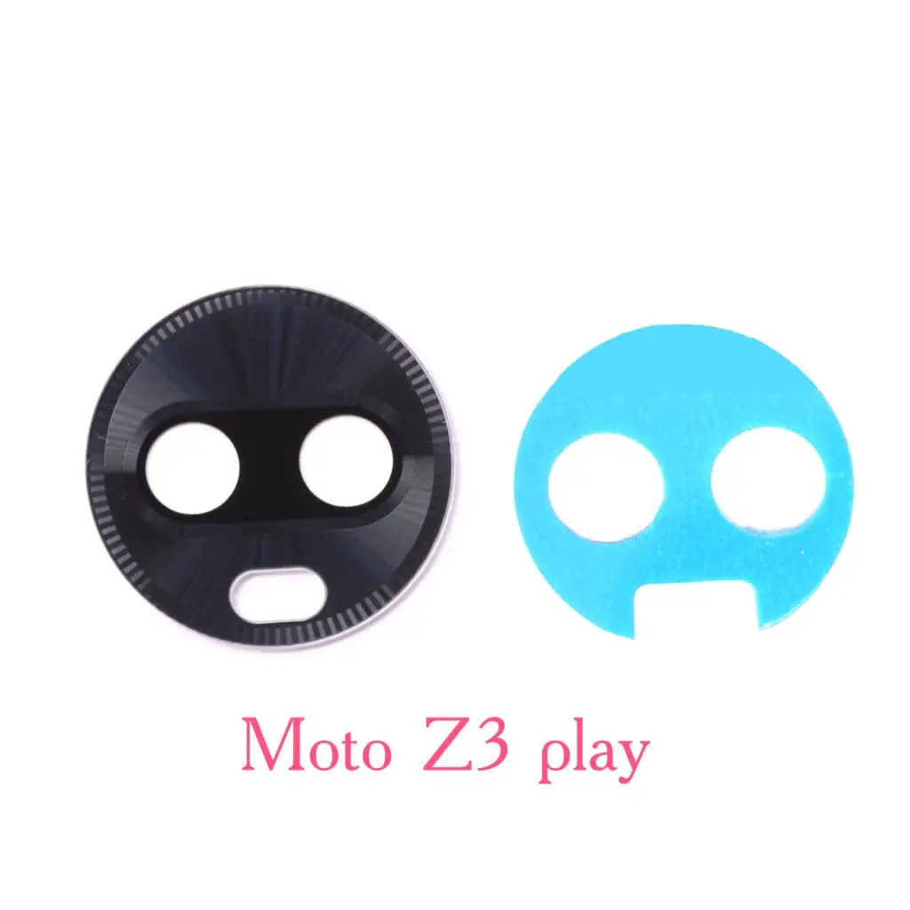 Стеклянная задняя камера с наклейкой для Motorola Moto Z3 play|Корпусы и рамки мобильных