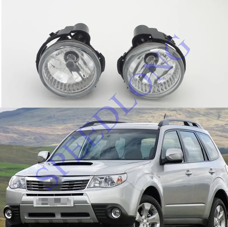 2 Pcs/Pair Clear lens Front bumper fog lamps driving lights with bulbs