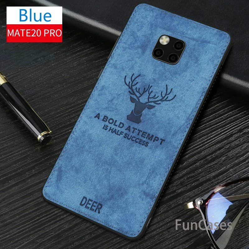 Для huawei P20 Коврики 20 10 P10 Lite рro Y9 2019 Y7 Prime 2018 чехол ткань накладка олень Honor 8X