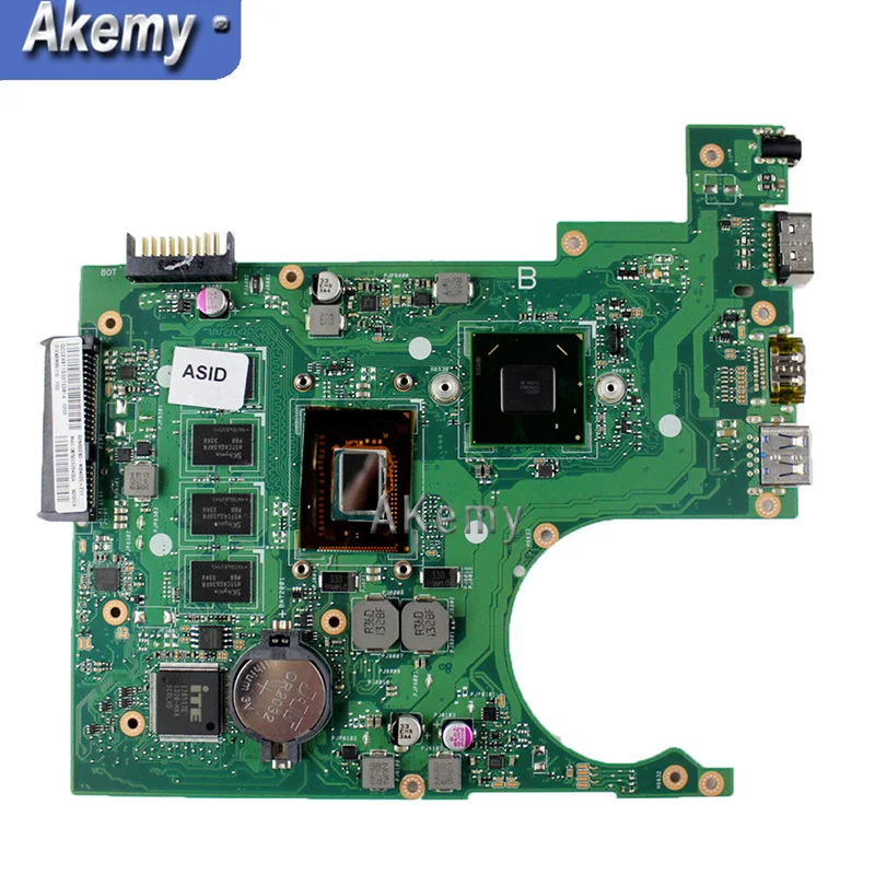X200CA для For Asus X200C X200CAP материнская плата ноутбука 1007 CPU 2 Гб памяти REV2.1 100% тестовая