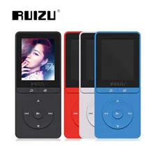 Последняя модель!! RUIZU X20 MP3 плеер с 1,8 дюймов Экран может воспроизводить 100 часов, 8 ГБ с FM, электронная книга, электронная почта, часы на Рождество Детские подарок