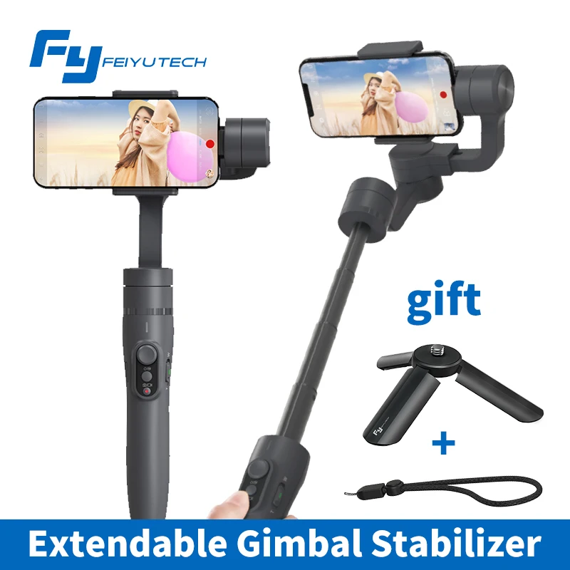 

Feiyu tech Vimble 2 3-Axis Gimbal Smartphone Stabilizer Extendable Handheld PK DJI Osmo 2 Zhiyun Smooth Q 4
