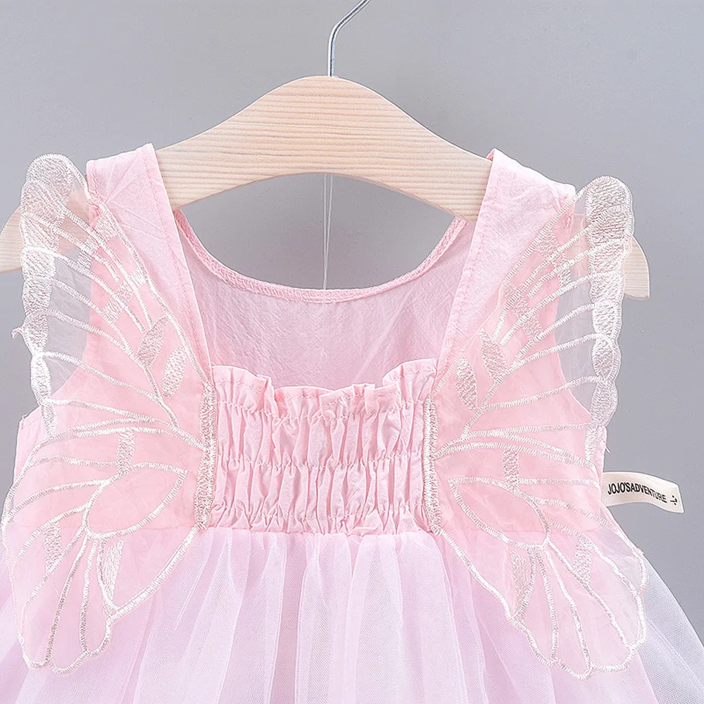 Платье для маленьких девочек летние платья одежда принцессы для маленьких девочек с объемным цветком и юбкой-пачкой Вечерние наряды на свадьбу vestidos bebes 4