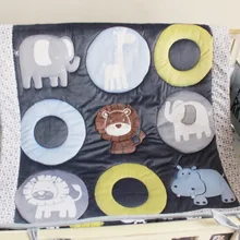 Ups Free 7 шт. мультяшный Детский Комплект постельного белья, детская люлька, Комплект постельного белья для кроватки, одеяло в кроватку, простыня, бампер, кровать, юбка в комплекте