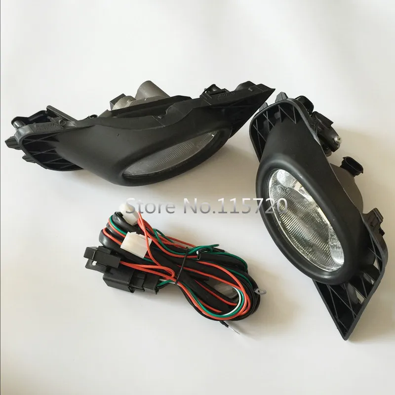A SET Fog Light Lamp Assembly fog light wiring harness For Honda Civic