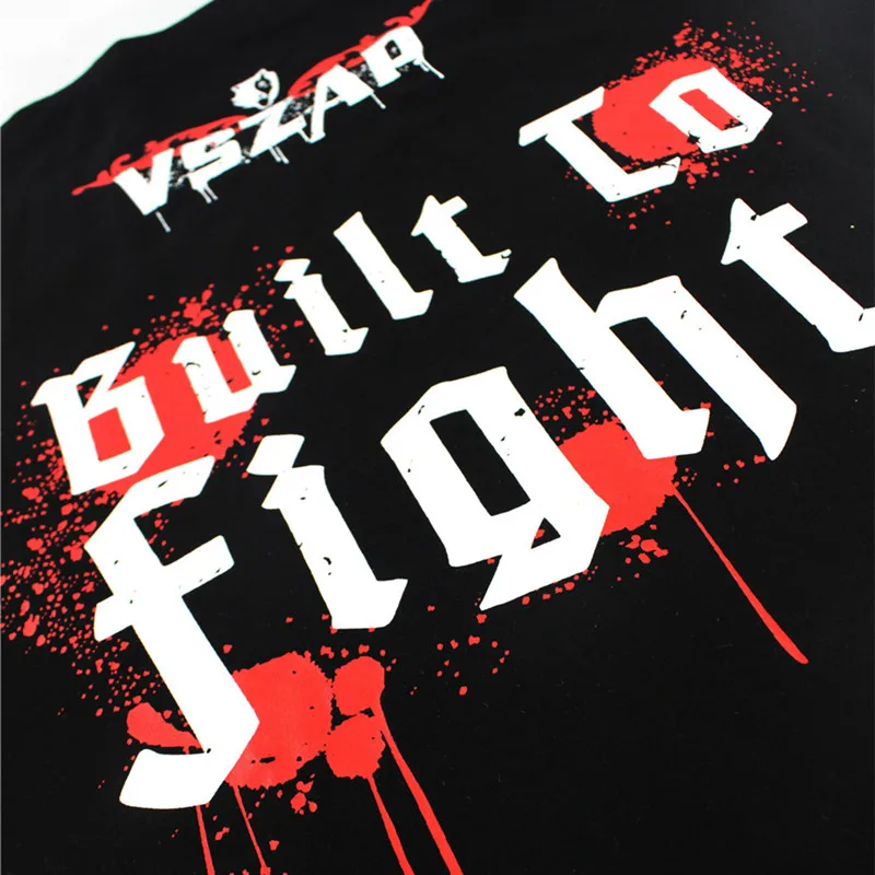 VSZAP tatami mma рубашки бой rash guard MMA Muay Thai Jujitsu с короткими рукавами спортивные тренировки Фитнес Футболка БЖЖ