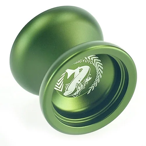 MAGICYOYO N12 yoyo Glow Holy Grail YOYO CNC металлический подшипник KK профессиональные игрушки йойо 10 струн 1 подшипник 1 перчатка в подарок - Цвет: Army green