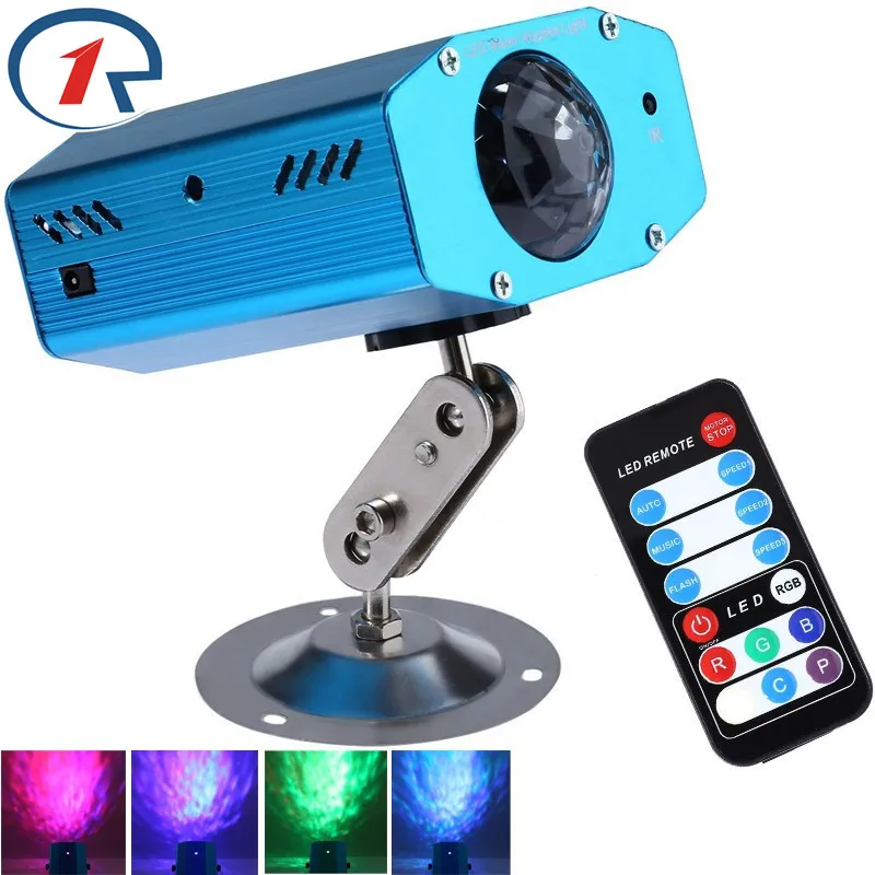 ZjRight IR font b Remote b font Water Effect LED Stage Light Voice font b control