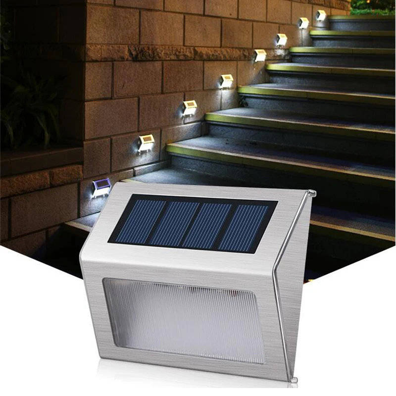 

LED Solar Lamp Waterproof Solar Wall Night Light Motion Sensor Porch Path Street Fence Garden Stairs Corridor Emergency Sconce