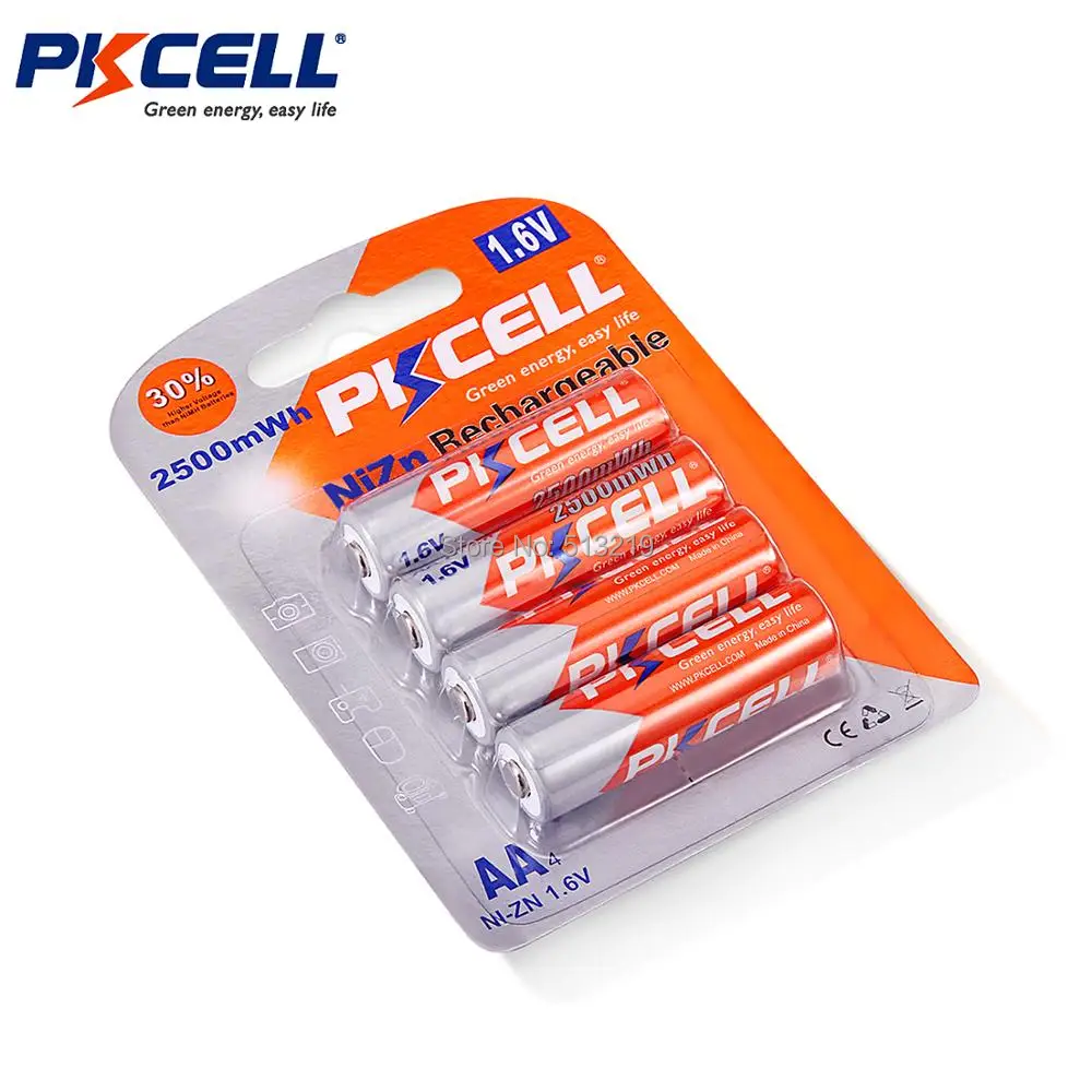 Microfone de Rádio Recarregável + 1 Aaa em 900mwh para Brinquedos Pkcell Pack Pcs 1.6 v Bateria 2500mwh Ni-zn aa Pilhas 1 - 4 - Image 6