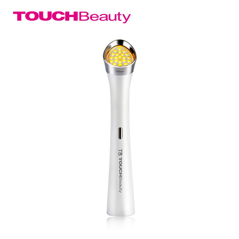 TOUCHBeauty 590nm желтый светодиодный светильник терапевтический прибор для удаления акне и морщин омоложение кожи лица массаж лица TB-1611C