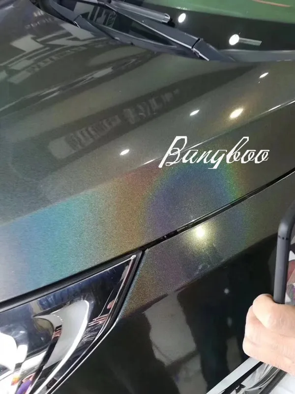 1 52x20 м воздушно Пузырьковые Авто Наклейки Новые цвета серый Радужный лазер