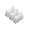 Connecteurs de câble électrique CH2 CH3, lot de 30 pièces, 2 ou 3 broches, bornes de fil de verrouillage à épissure rapide ► Photo 2/6