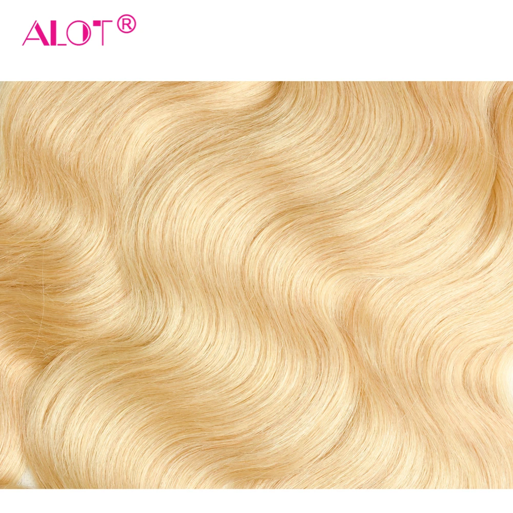 Alot 613 Brazilian Hair Weave Bundles With Frontal Human Hair 3 Bundles With Frontal Body Wave Blonde Bundle Deals With Closure Alot 613 Brazilian Hair Weave Bundles With Frontal Human Hair 3 Bundles With Frontal Body Wave Blonde Bundle Deals With Closure