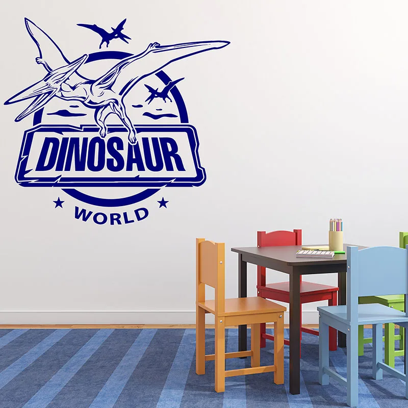 

YOYOYU Dinosaur World Vinyl wall sticker Kids Room Fantasy Interior Removeable Decal Nursery Bedroom Decoration Poster ZX354