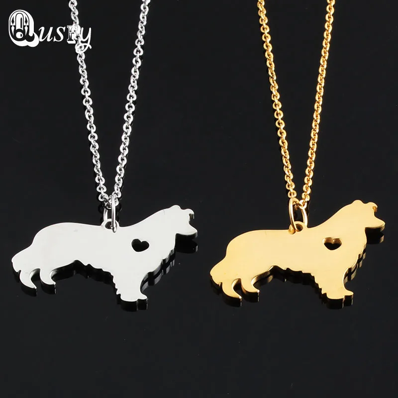 NK-00387-Border Collie Necklace