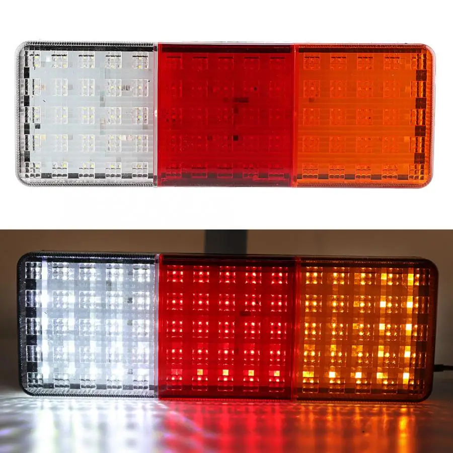

12V 3-color Trailer/Truck Tail LightsLED Rear Tail Light Waterproof Rear Turn Signal Lights Car Styling