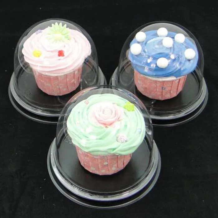 50sets/25sets Clear Plastic Wedding Cupcake Boxes for ...