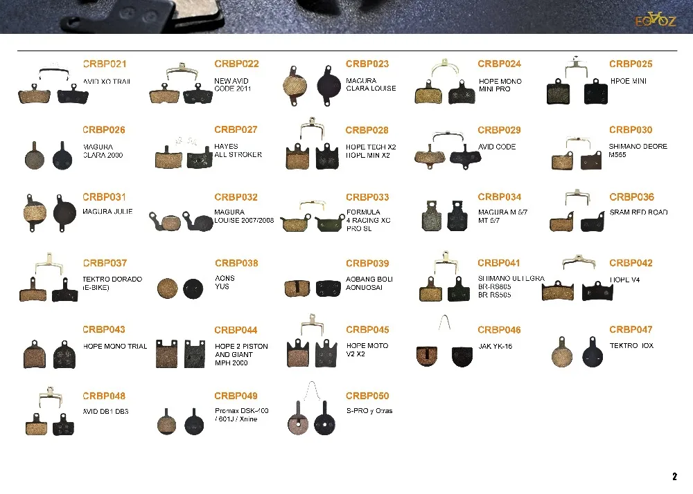 EOOZ 4 PRS* полу-металлический диск велосипед тормозные колодки для Магура MT8, MT6, MT4, MT2