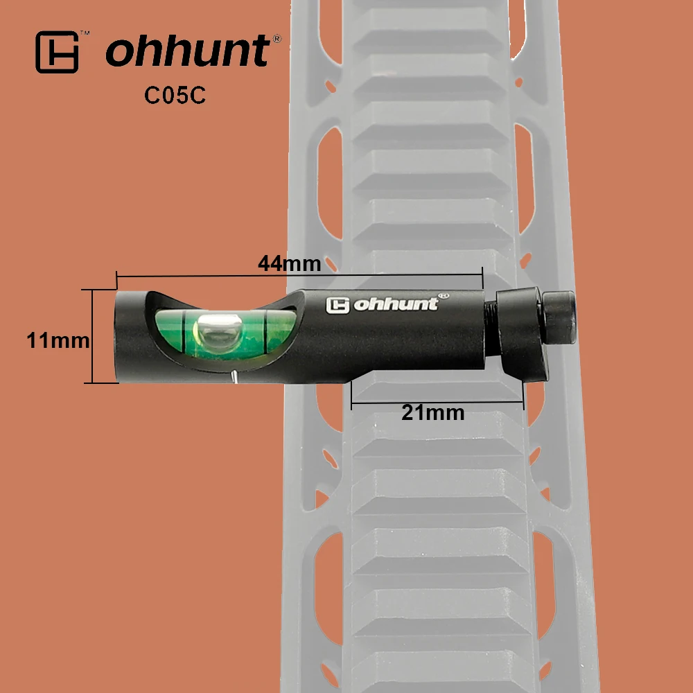 Ohhunt охотничий пузырьковый уровень 21 мм Пикатинни Вивер база тактический прицел крепление аксессуар измерительный инструмент