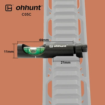 

ohhunt Hunting Spirit Bubble Level 21mm Picatinny Weaver Base Tactical Riflescope Scope Mount Accessory Measuring Tool