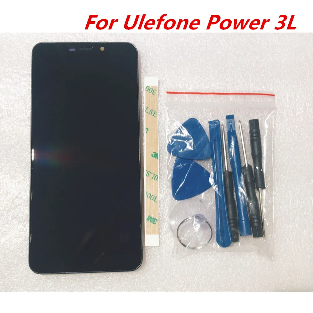 Новый оригинальный Ulefone Power 3L 6 дюймовый ЖК дисплей с рамкой и сенсорным экраном