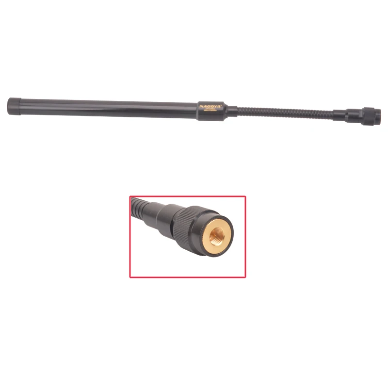 

SMA-Male handheld UHF antenna 33cm 3.5dBi high gain Goose Tube CS Tactical Antenna 400-470MHz Bendable walkie talkie Antenna