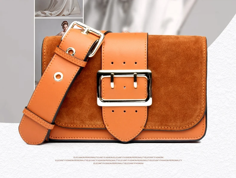 Couro de Vaca Do Vintage Sacos Crossbody F596