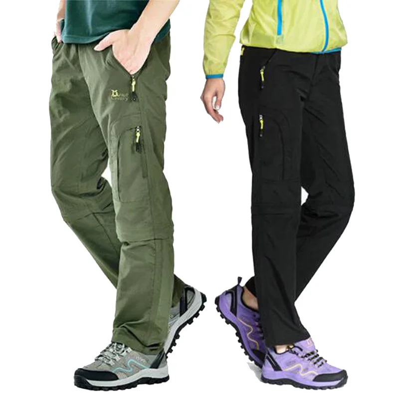 

Mortonpart Women Men Quick Dry Removable Breathable Hiking Pants Male Female Trousers Outdoor Trekking Climbing Pants Shorts