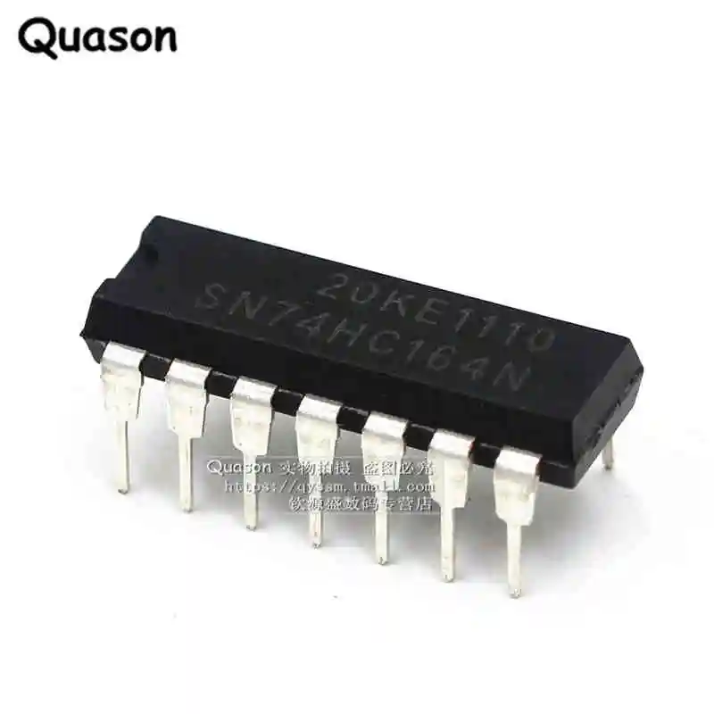 20PCS SN74HC164N 74HC164 IC 8-BIT SHIFT REGISTER DIP 14 Parallel-Out New