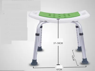 Специальное сиденье для ванной для пожилых людей, укрепляющий нескользящий табурет для ванной, сиденье для душа, банное кресло, мебель для ванной комнаты - Цвет: 1