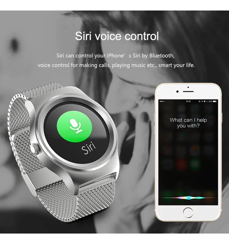 Смарт-часы с Bluetooth, спортивные часы, шагомер, информация для сна, высококлассный бизнес-браслет, Android iOS, стальные полосы, умные часы