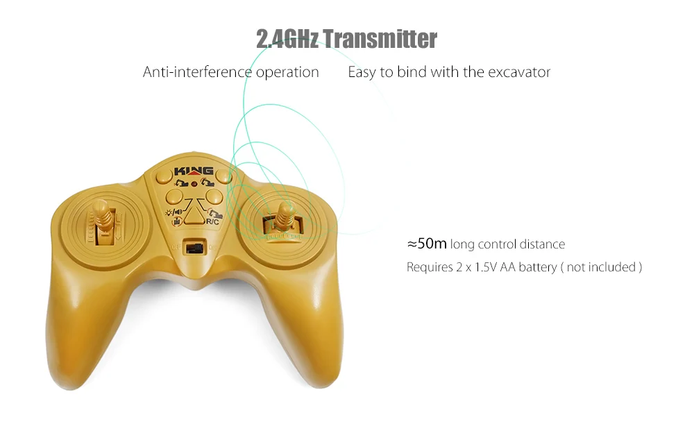 Huina 1510 RC экскаватор Автомобиль 2,4G 11CH металлический пульт дистанционного управления инженерный экскаватор грузовик Модель Электронная тяжелая техника игрушка