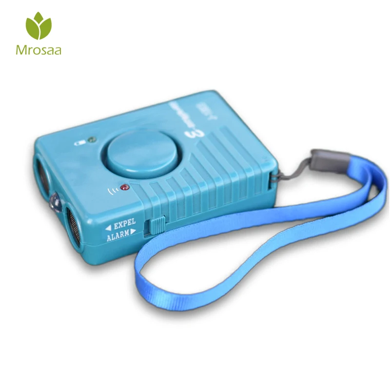Mrosaa Anti Barking Stop Bark Dog Training Device Pet Ultrasonic Repeller Personal Theft Alarm Animal supplies with LED | Дом и сад