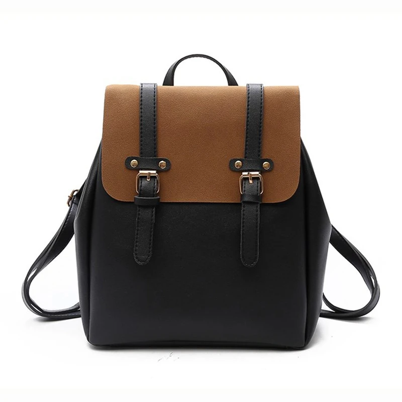 High Quality Youth Leather Backpacks Women Leather Backpacks School Bag