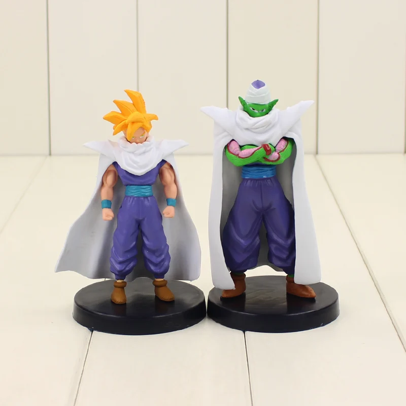 10-14 см 6 шт./лот Dragon Ball Z Super Saiyan Son Goku Vegeta Frieza Piccolo Cell Beerus ПВХ фигурка Модель Коллекция игрушек