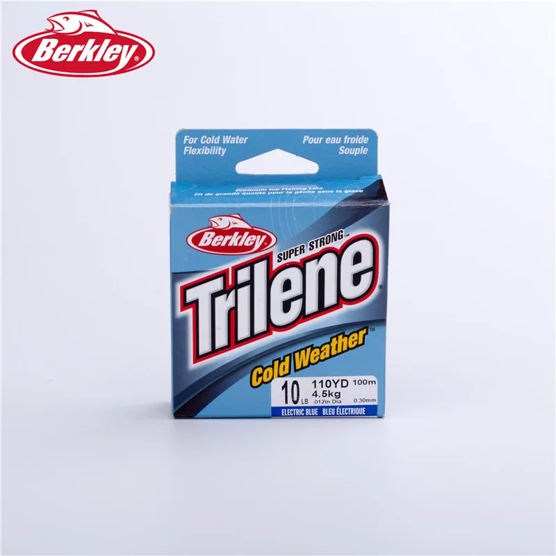 

Berkley Trilene Cold Weather Series 100M Fishing Lines Brand New Super Strong Pull Force Blue Lure Fishing Accessories Pesca