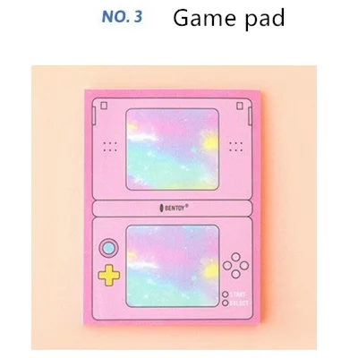 Японский дизайн ретро липкая заметка розовый цвет компьютерный игровой коврик memo label канцелярские принадлежности подарок для девочек офисные школьные принадлежности A6459 - Цвет: Game pad